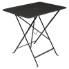 Skládací stolek BISTRO 77x57 cm - Liquorice (černá, jemná struktura)_0