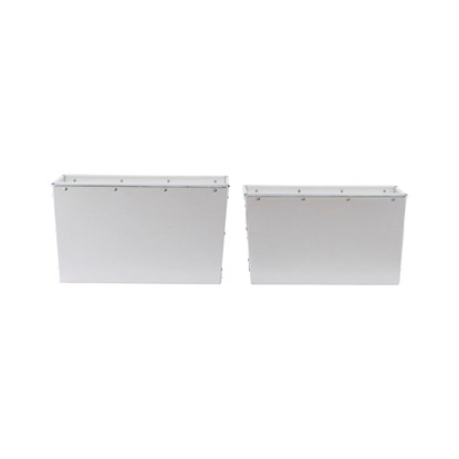 Úložný box bílý 22cm SET/2ks_0