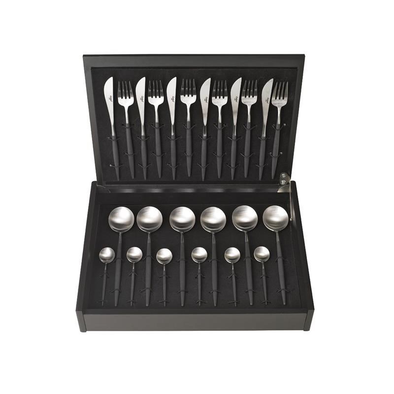 Příbory GOA set 24 ks v dřevěné kazetě_0