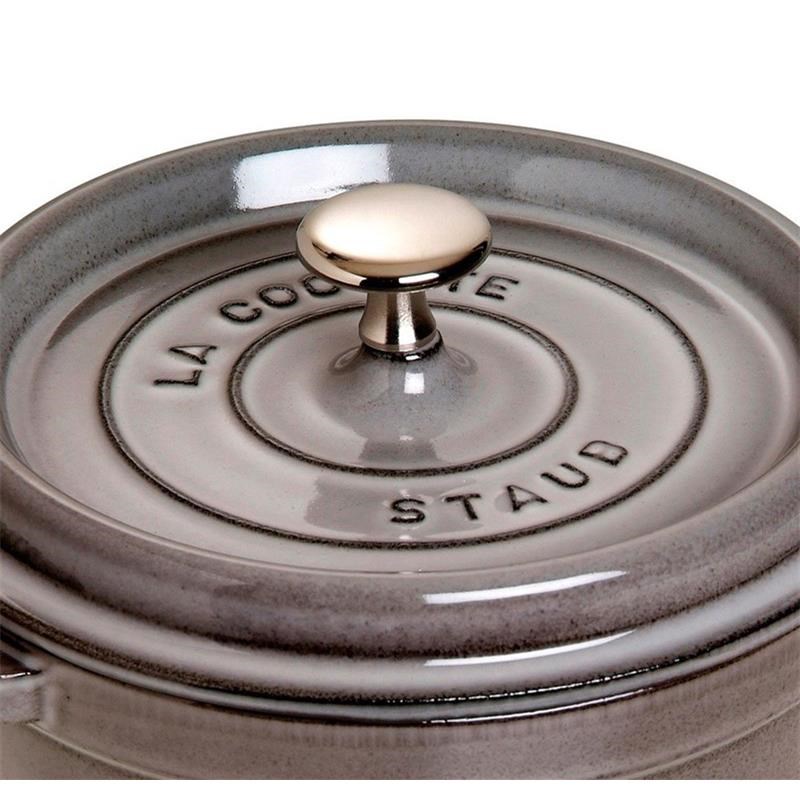 Hrnec kulatý 10 cm šedý_0