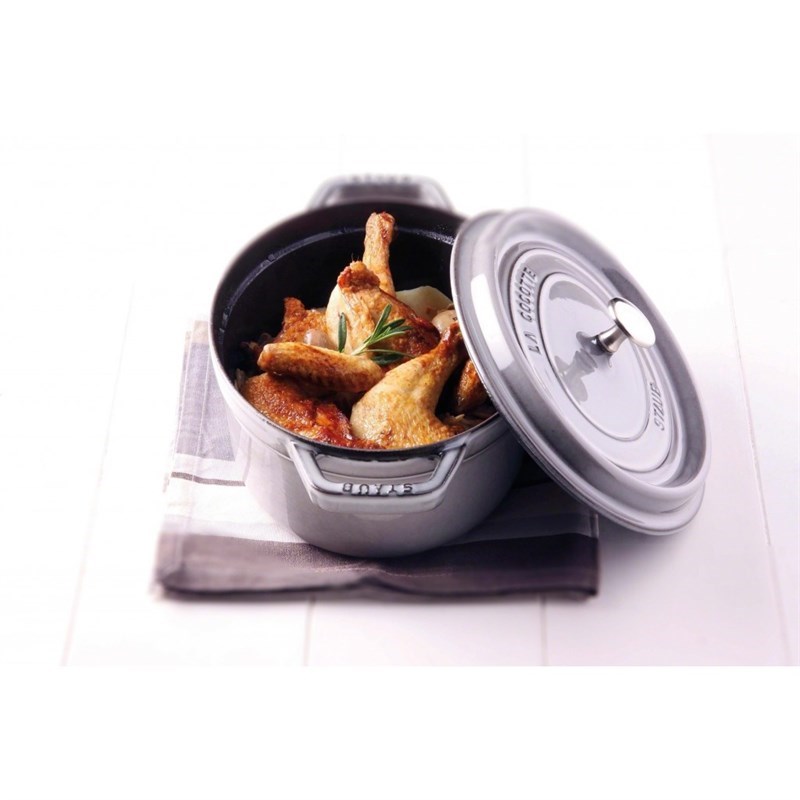 Hrnec oválný 31 cm šedý_0