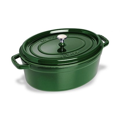 Hrnec oválný 29 cm zelený_1