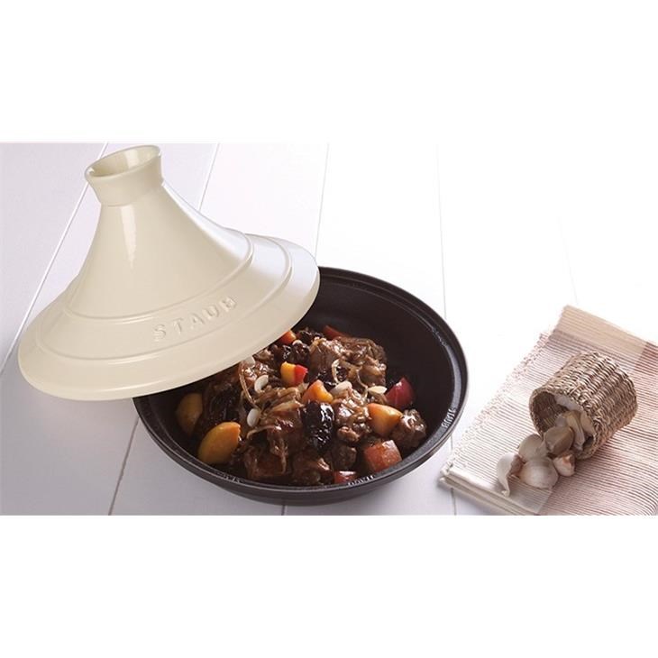 Hrnec Tajine 20cm krémový_0