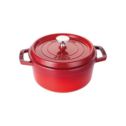 Hrnec kulatý 18 cm červený_0