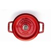 Hrnec kulatý 22 cm červený_0
