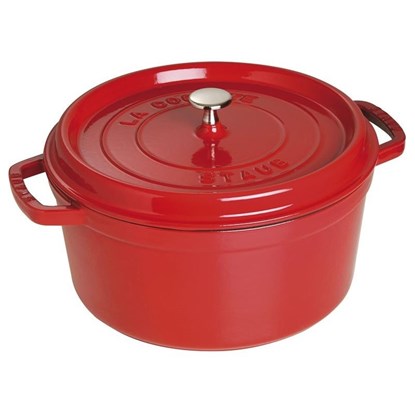 Hrnec kulatý 28 cm červený_0