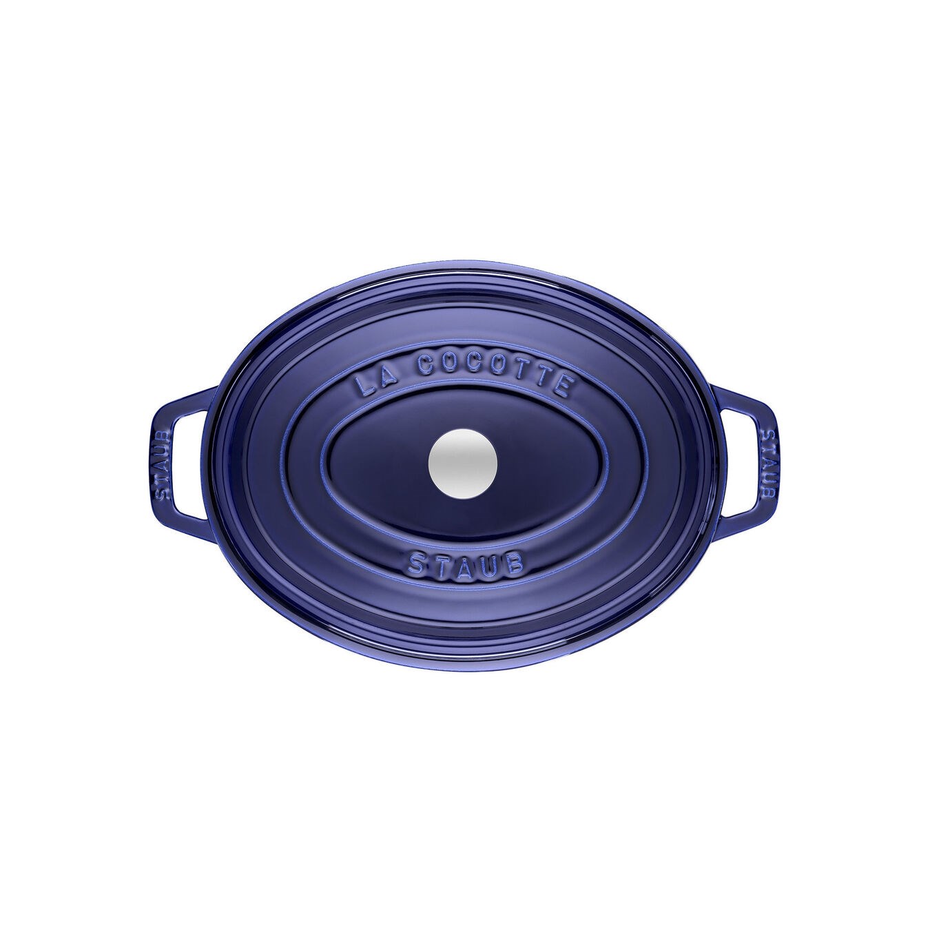 Hrnec STAUB oválný 31 cm modrý_0