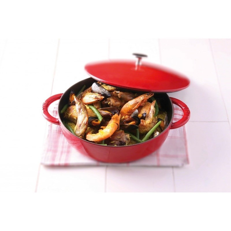 Kastrol se samopodlévací poklicí 28cm če_0