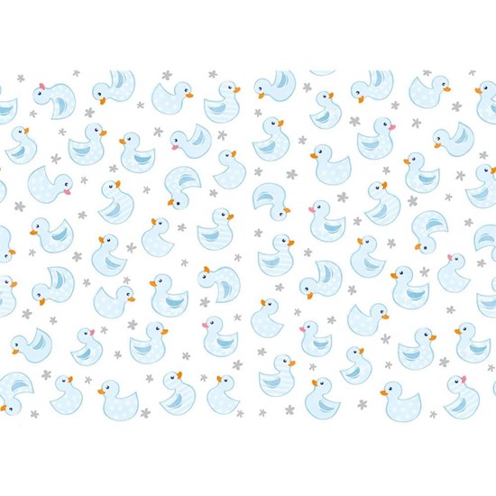 Balicí papír 50x70cm ducklings/blue_0