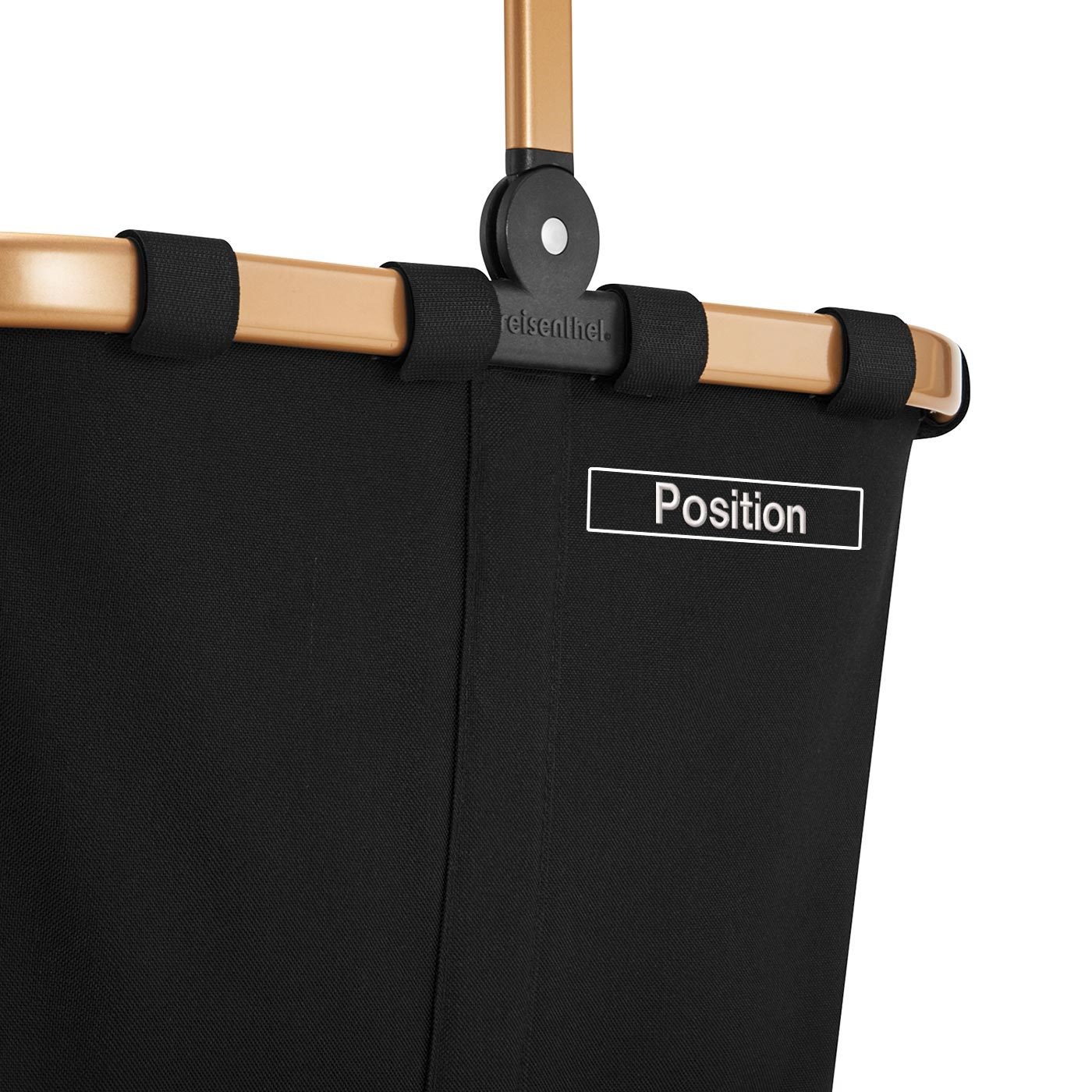 Nákupní košík Carrybag frame gold / black_5