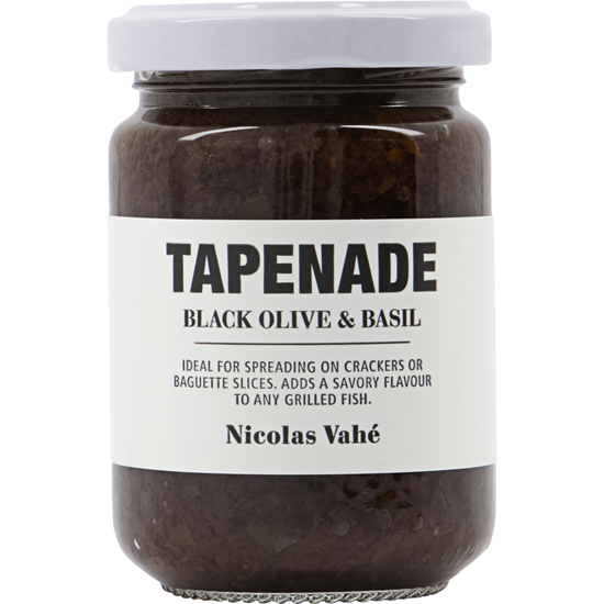 Tapenáda černé olivy & bazalka Nicolas Vahé 140g_3