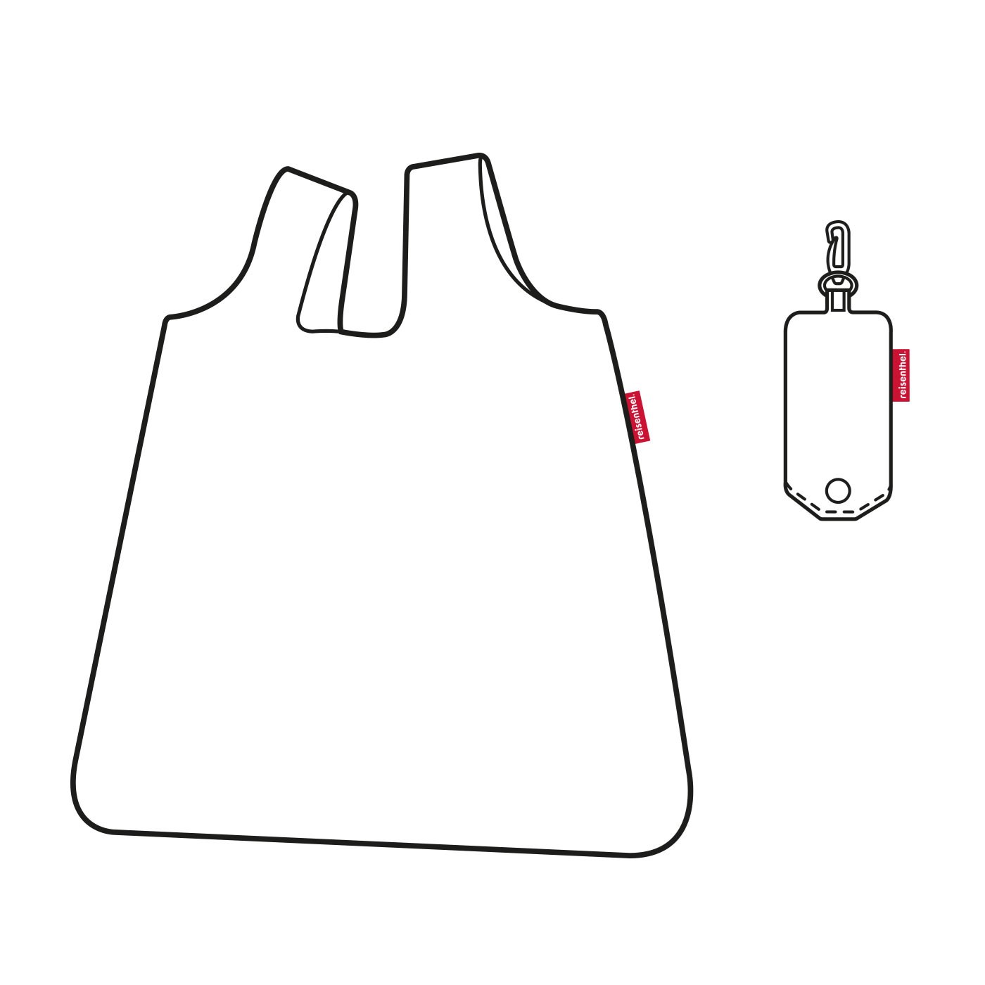 Skládací taška SHOPPER french blue_1