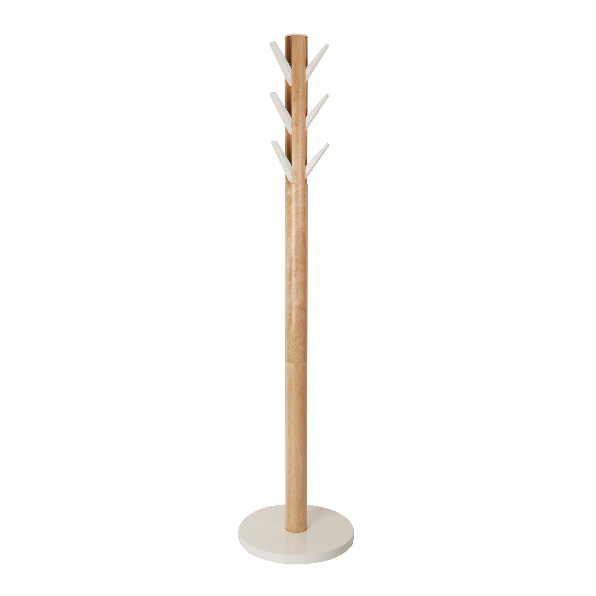 Věšák FLAPPER 165x57 cm bílá/přírodní_3