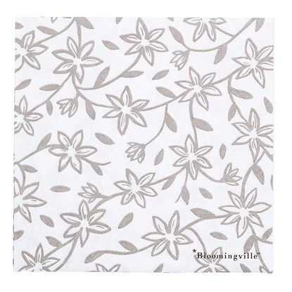 Papírové ubrousky s motivem květin - bal. 20 ks_0