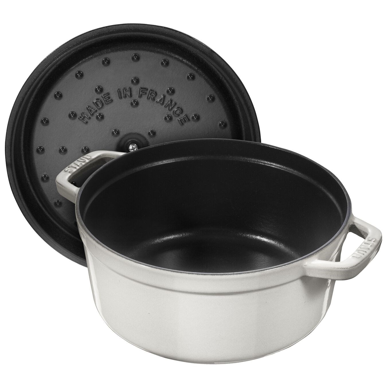 Hrnec kulatý 28 cm bílý lanýž_0