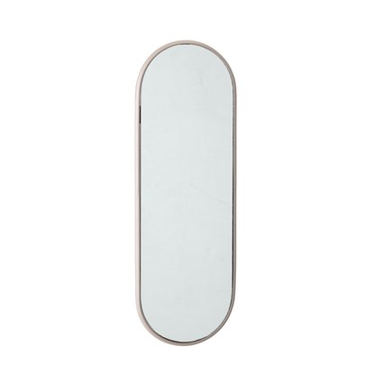 Oválné zrcadlo se světle šedým rámem V.45 cm_1