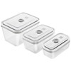 Vakuovací dózy s víkem FRESH & SAVE SET/3 ks skleněné  S/ M/ L_4