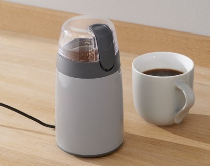 Obrázek Elektrický mlýnek na zrnkovou kávu EMMA šedý