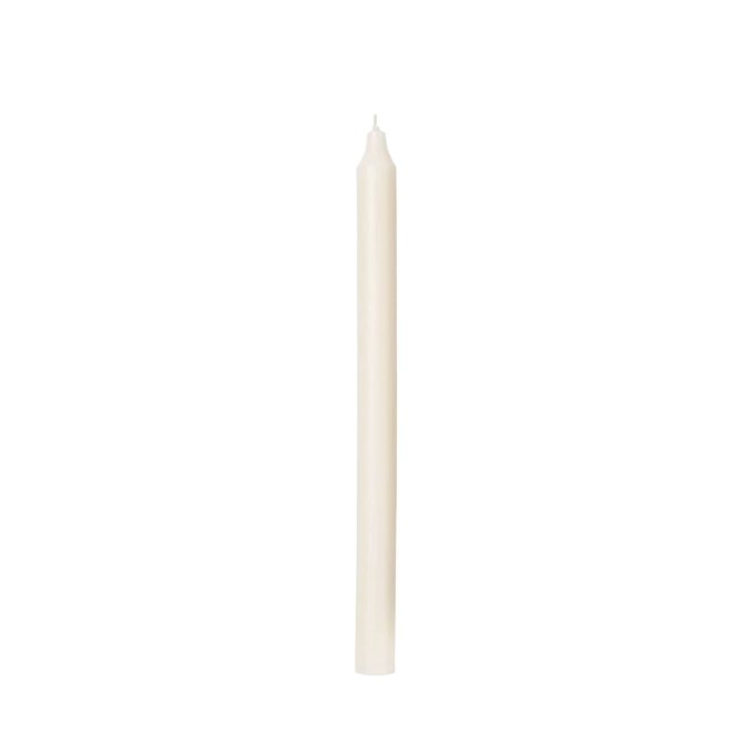 Svíčka kulatá dlouhá 2,1 cm slonová ko_0