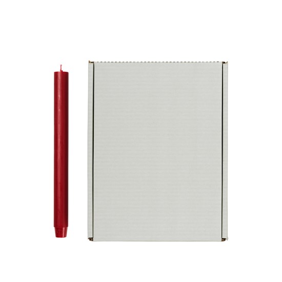 Svíčka Broste kulatá dlouhá 2,6cm - červená_1