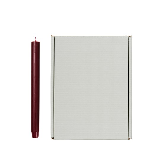 Svíčka Broste kulatá dlouhá 2,6cm - vínová_1