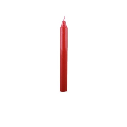 Svíčka kulatá krátká 2,1 cm  - červená_1