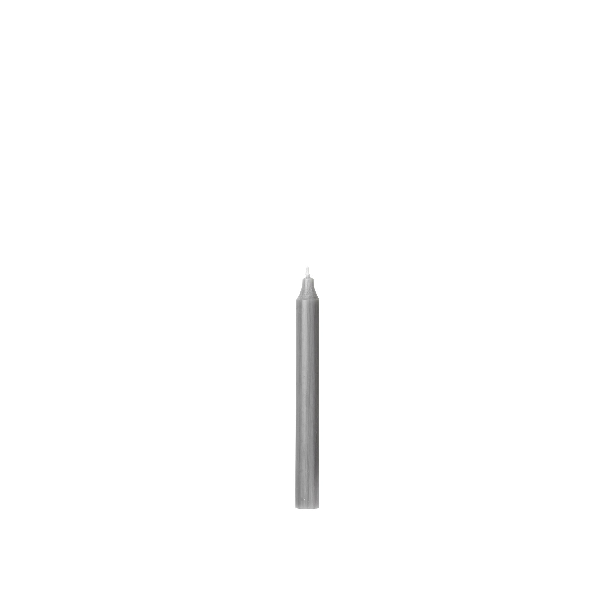 Svíčka Broste kulatá krátká 2,1cm - šedá_0