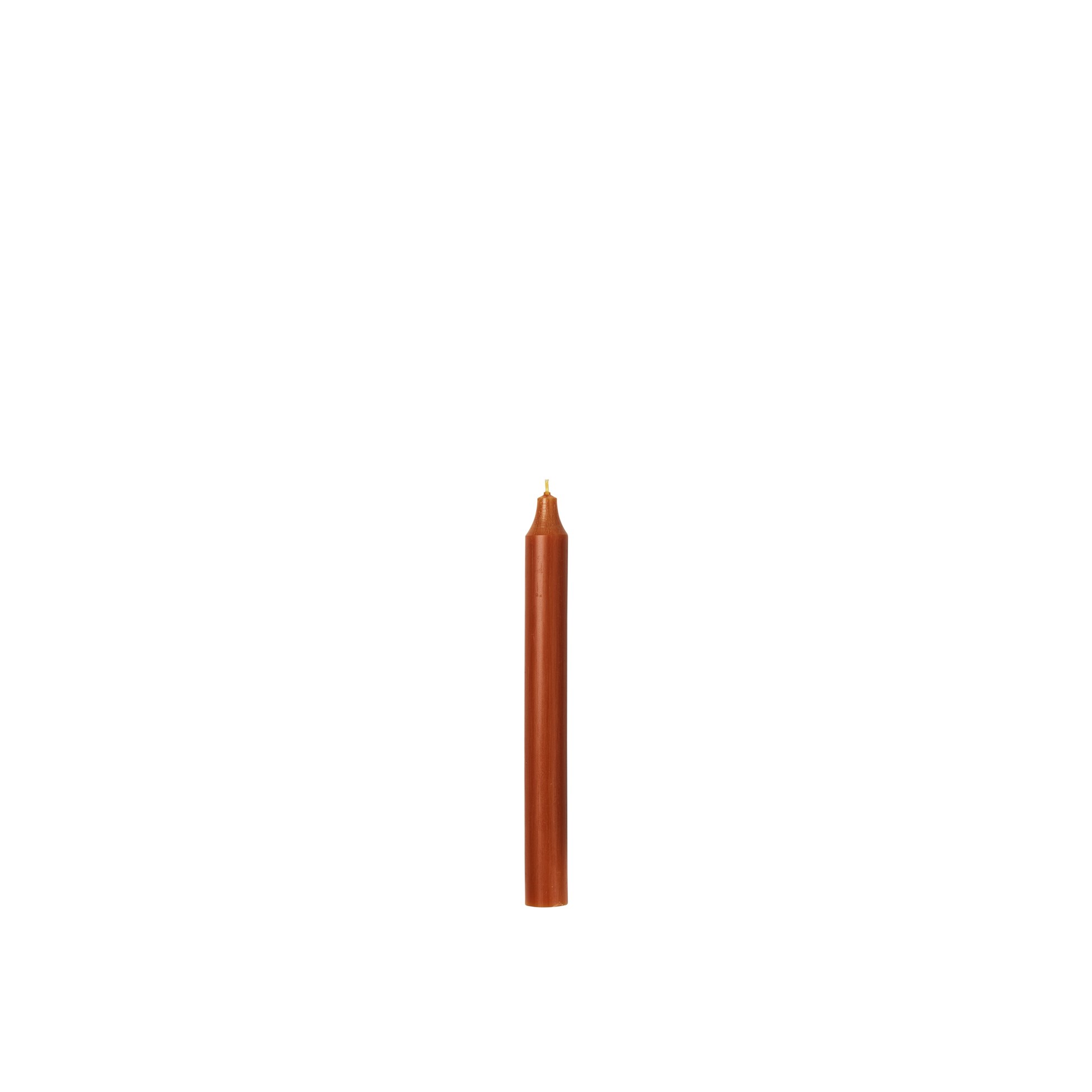 Svíčka Broste kulatá krátká 2,1cm - terakota_0
