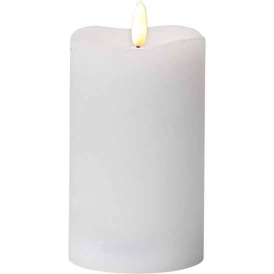 LED svíčka FLAME V.14cm bílá_0