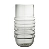 Tvarovaná váza Belma ze světle šedého barveného skla_2