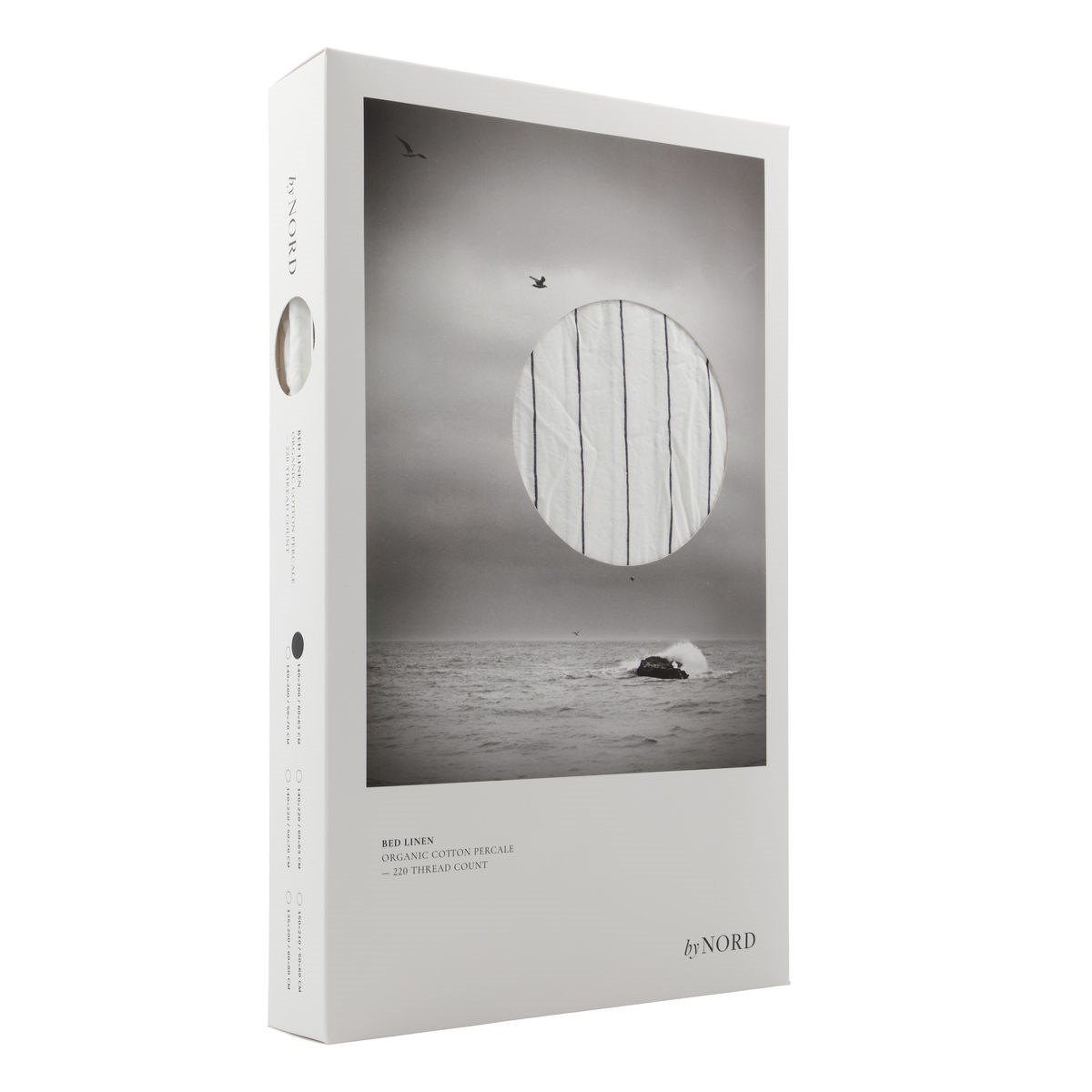 Perkálová sada povlečení DAGNY 200x140/70x50cm 2806bílá s proužky_3