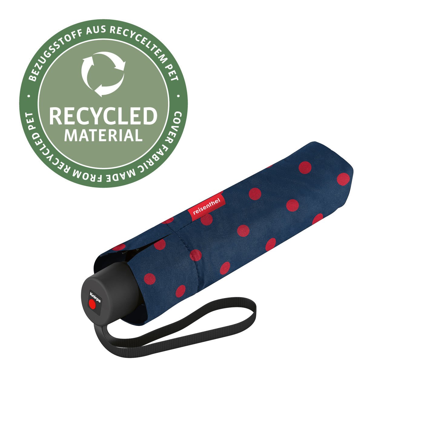 Deštník Umbrella Pocket Classic mixed dots red_0