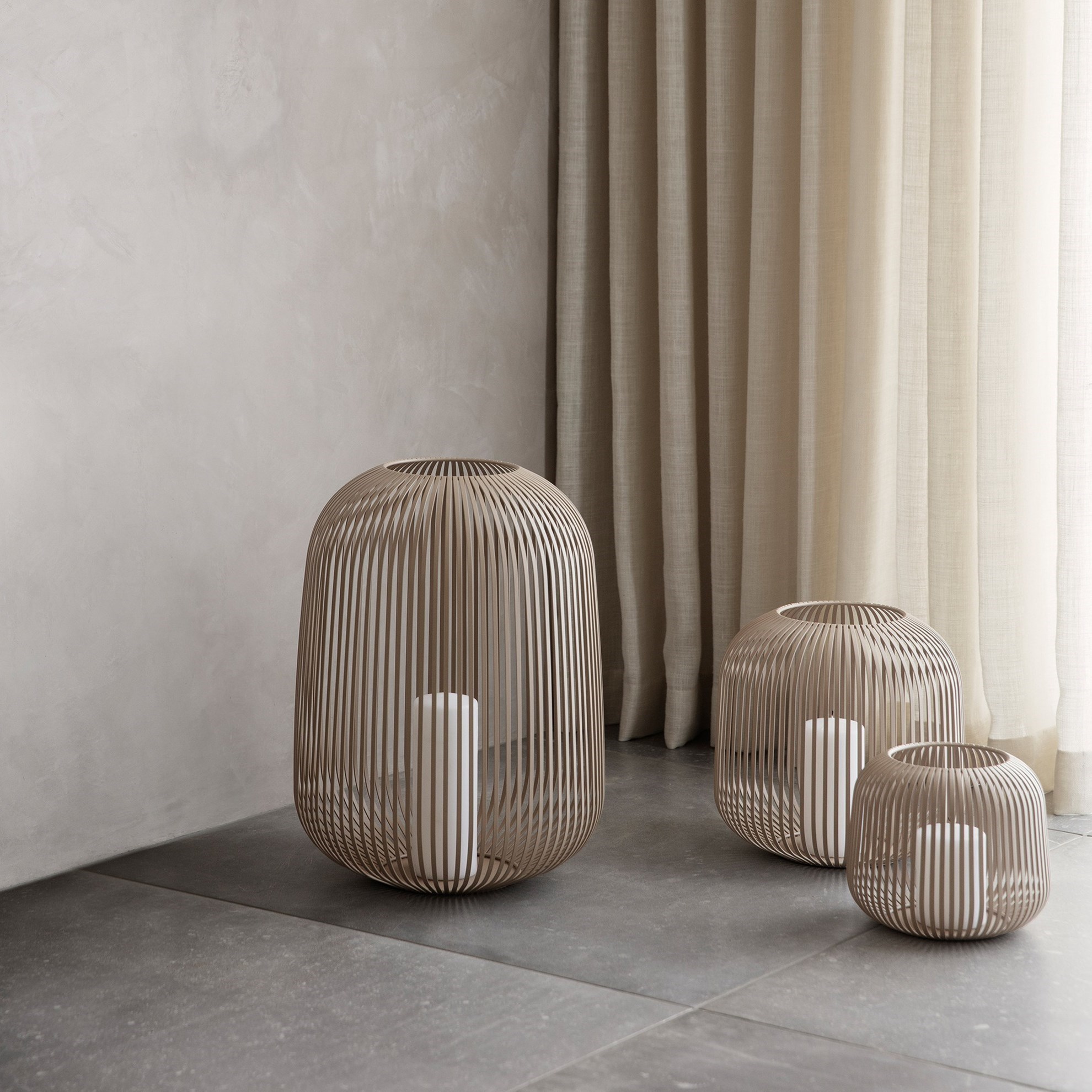 Obrázek z Lucerna Blomus LITO V.17cm béžová 