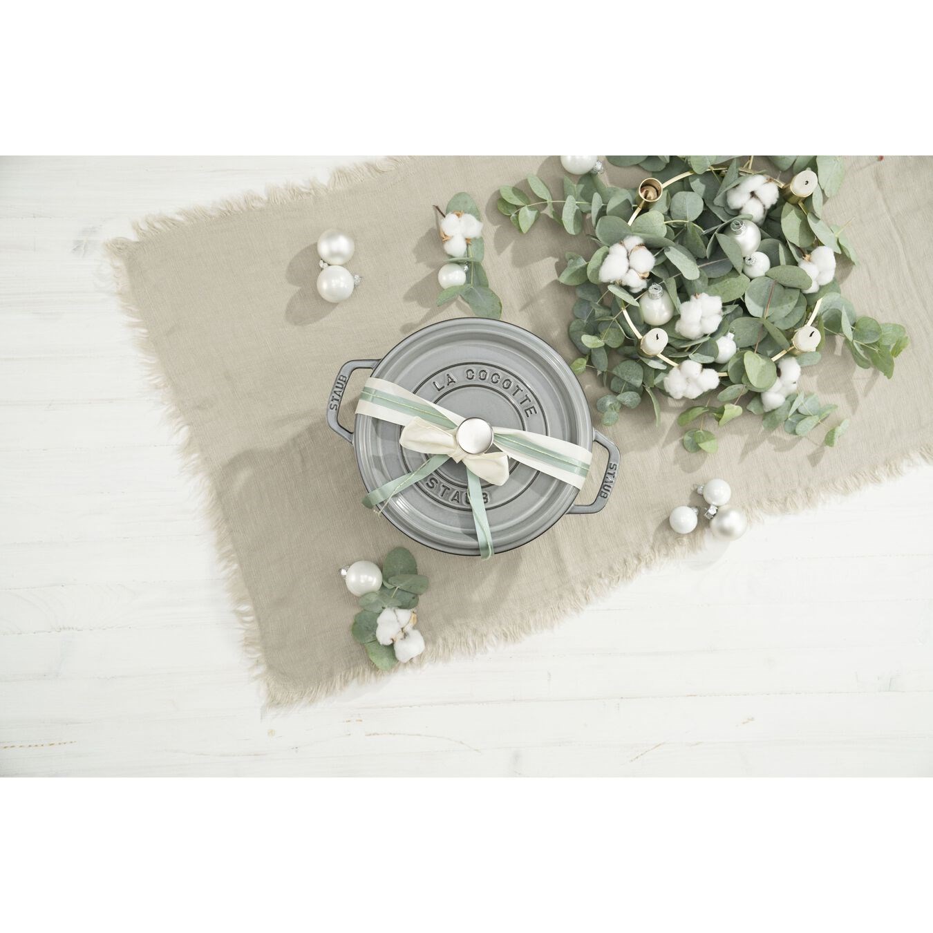 Hrnec STAUB kulatý 22 cm šedý_3