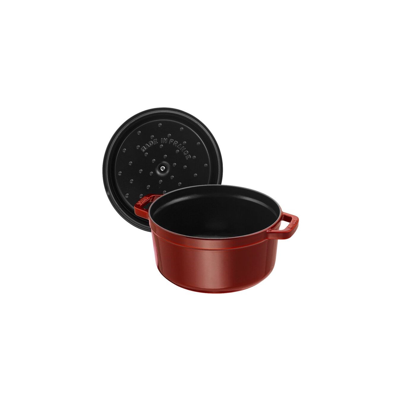 Hrnec STAUB kulatý 24 cm vínový_0