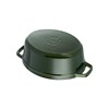 Hrnec STAUB oválný 29 cm zelený_1