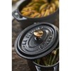 Hrnec STAUB oválný 15 cm černý_4