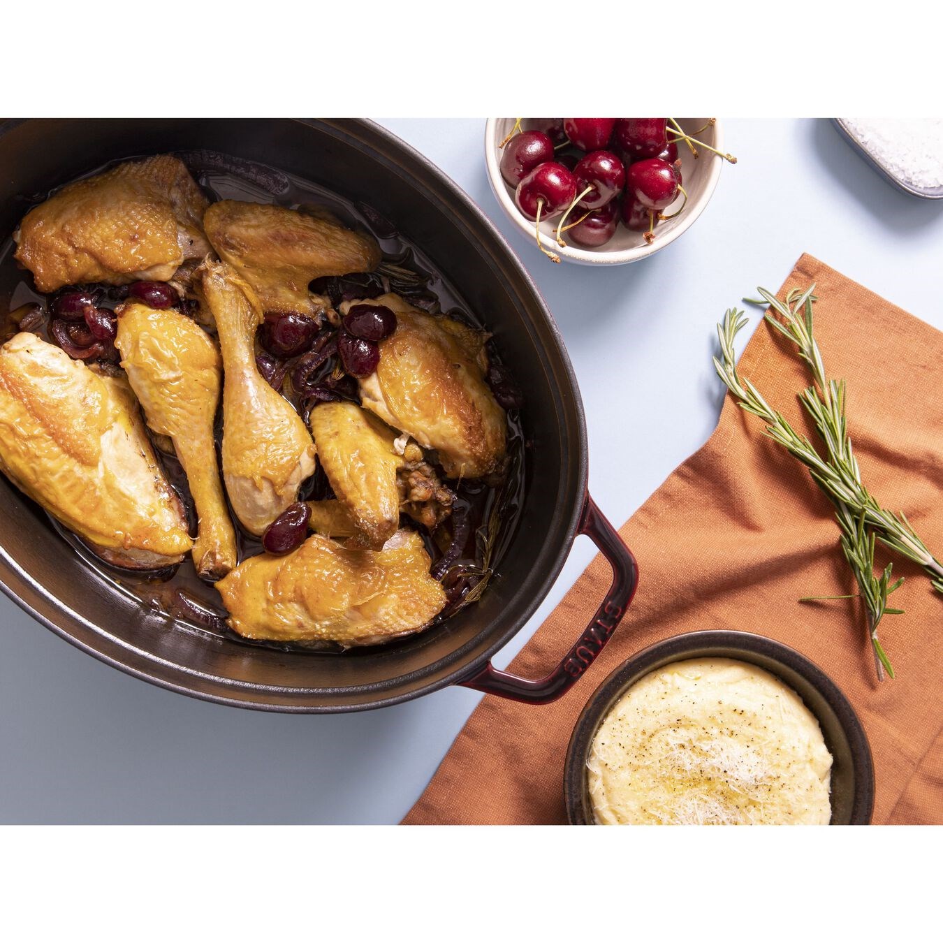 Hrnec STAUB oválný 33 cm vínový_3