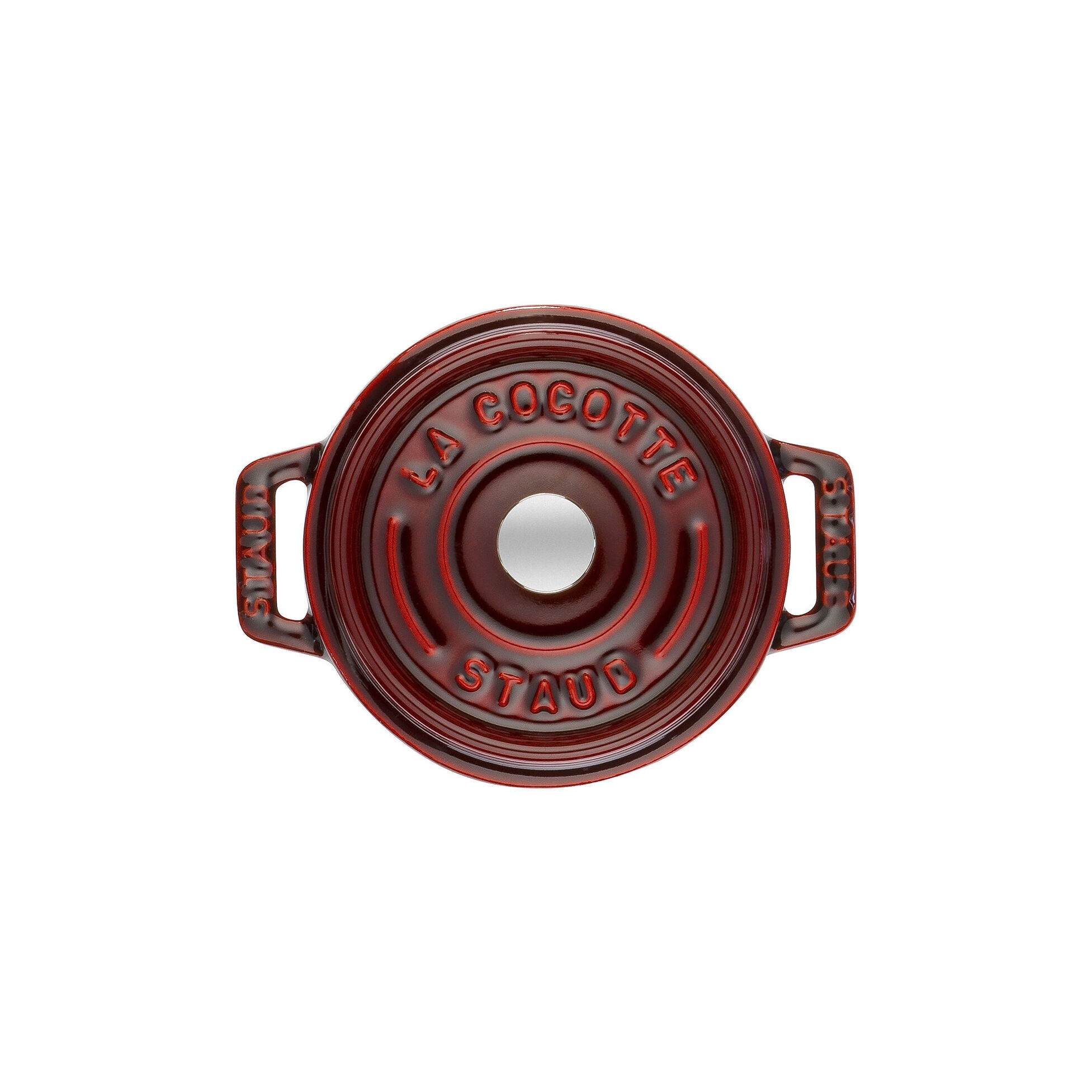 Hrnec STAUB  kulatý 10 cm vínový 0,25l_0