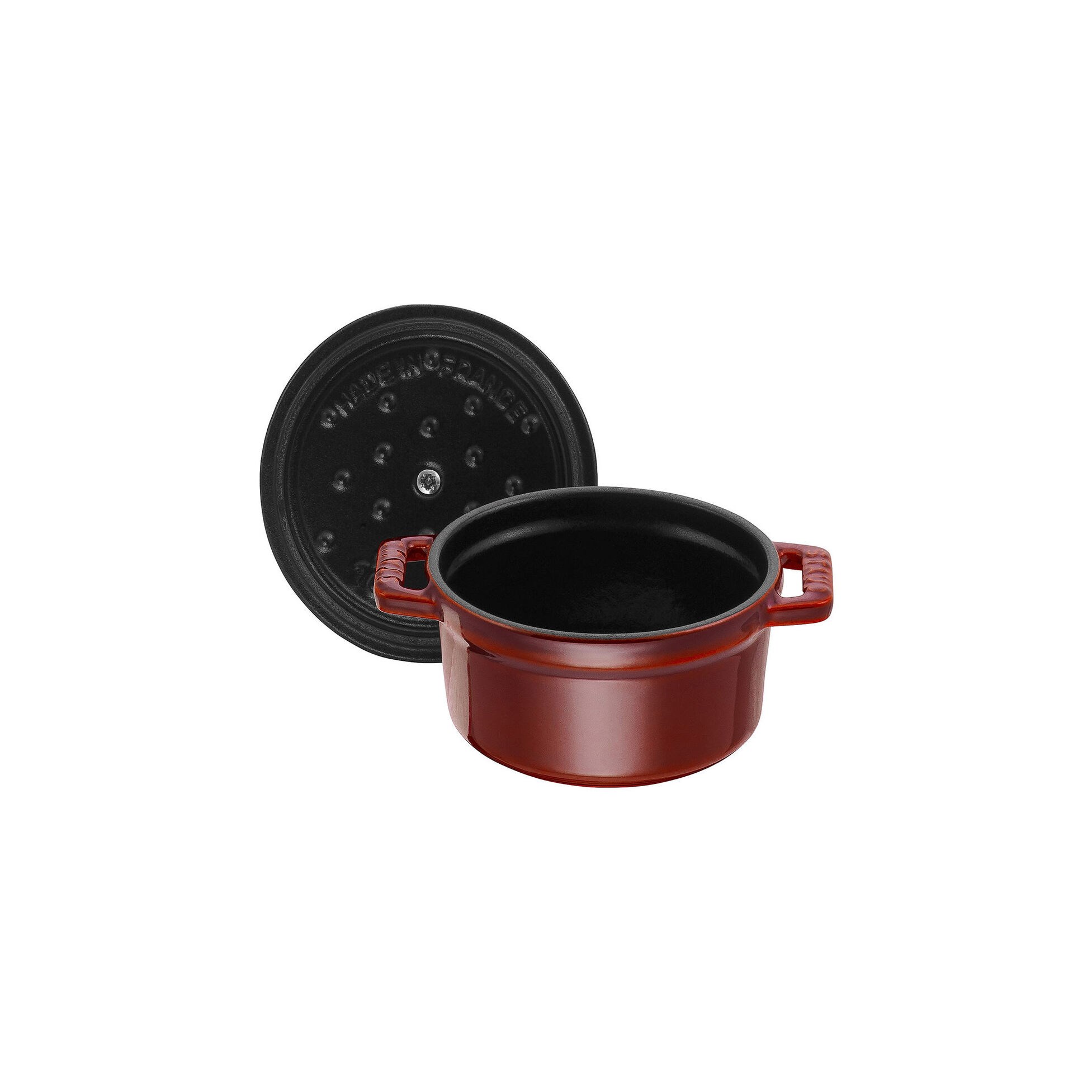 Hrnec STAUB  kulatý 10 cm vínový 0,25l_3