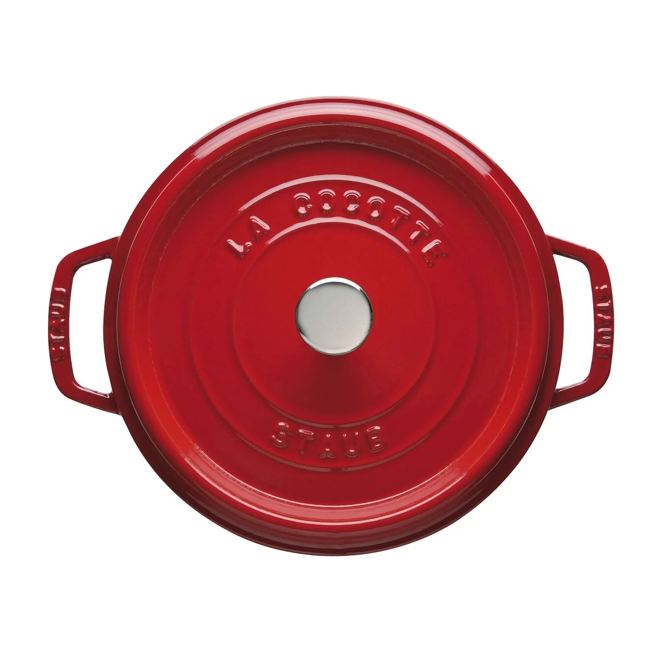 Hrnec STAUB kulatý 28 cm červený_1