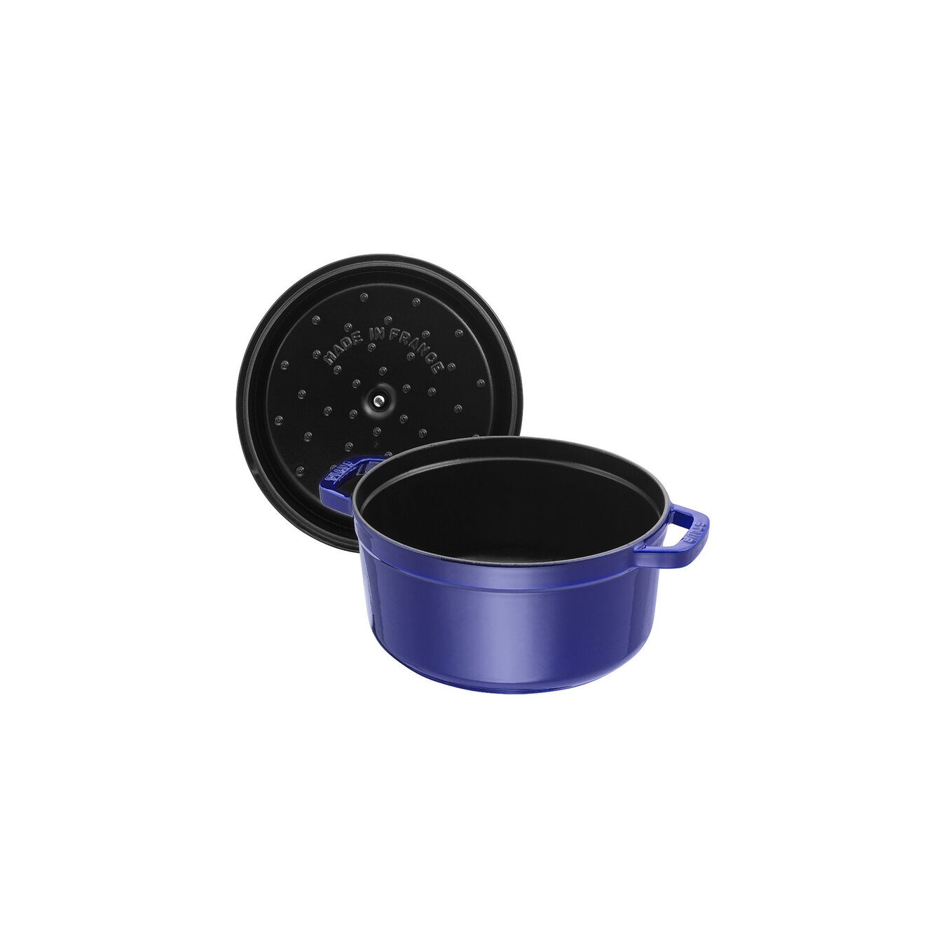 Hrnec STAUB kulatý 30 cm modrý_1