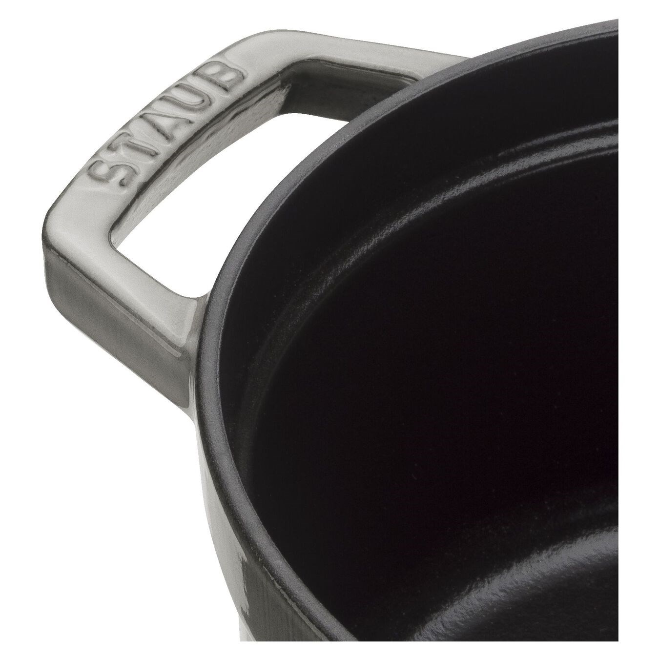 Hrnec STAUB kulatý 34 cm šedý_2