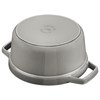 Hrnec STAUB kulatý 34 cm šedý_3