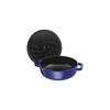 Kastrol se samopodlévací poklicí 28cm modrý_0