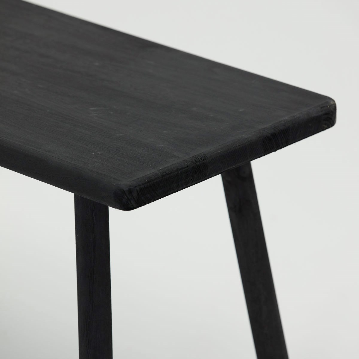 Dřevěná lavice /stolička NADI 81 cm černá_1