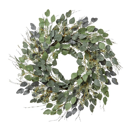 Umělý věnec eukalyptu 60 cm_0