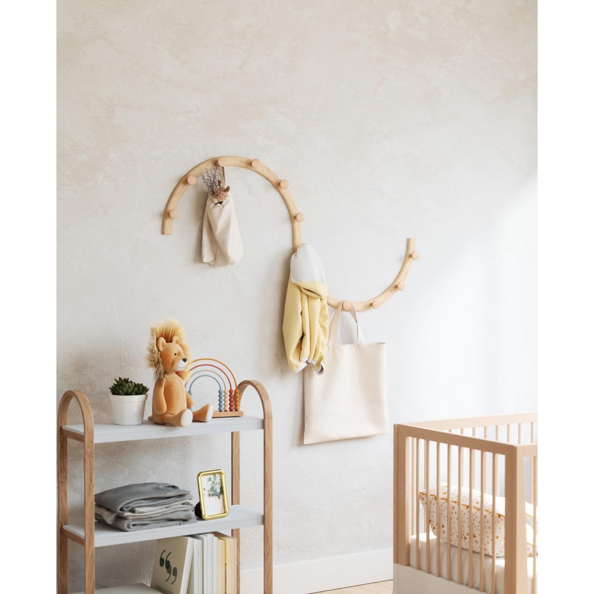 Police BELLWOOD V.90 cm bílá/přírodní_5