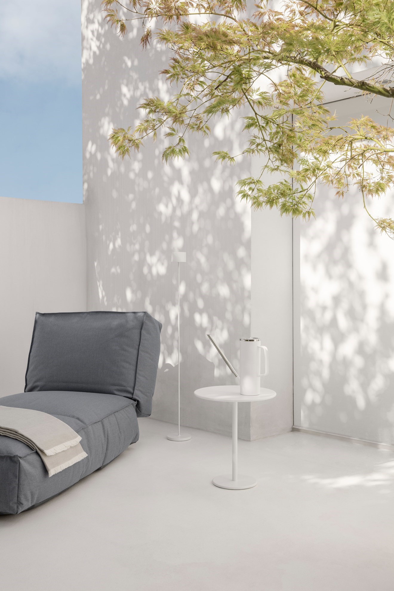 Obrázek z Venkovní lehátko Blomus STAY 80cm šedé 