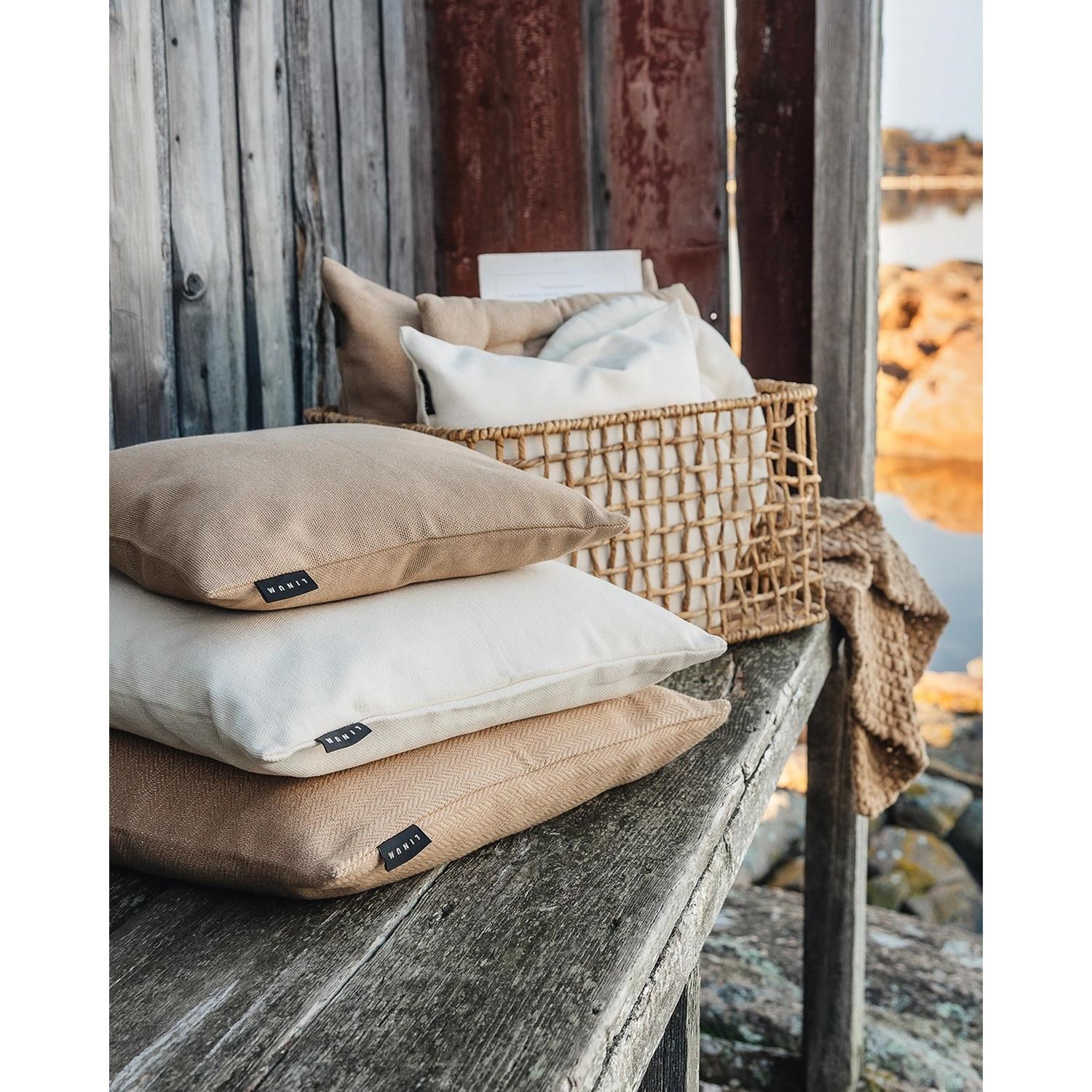 Povlak na polštář 50x50 PEPPER slonová kost_1